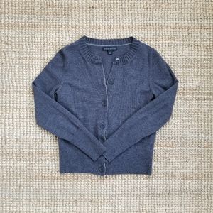 Banana Republic Grey Wool Cardigan